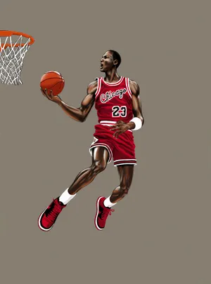 Michael Jordan Slams The Dunk Wallpaper