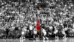 Michael Jordan, The Legendary Basketball Player Wallpaper