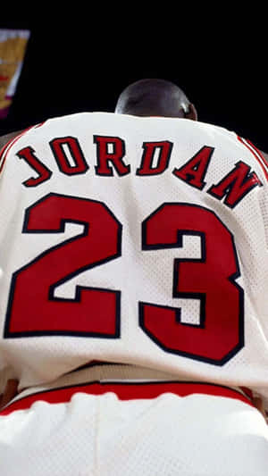 Michael Jordan White Jersey Iphone Wallpaper