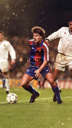 Michael Laudrup Of Fc Barcelona Wallpaper