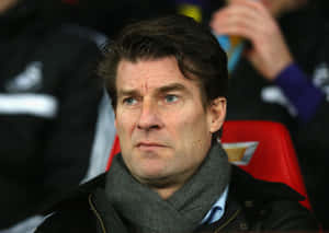 Michael Laudrup Watches During Fa Cup 2014 Wallpaper