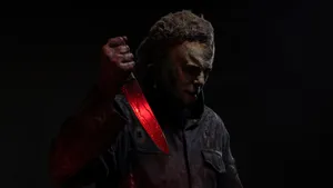 Michael Myers Bloody Knife Aesthetic Wallpaper