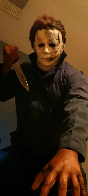 Michael Myers Costume Pose Wallpaper