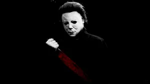 Michael Myers Holding Knife Wallpaper