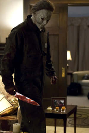Michael Myers Horror Icon Standing Wallpaper