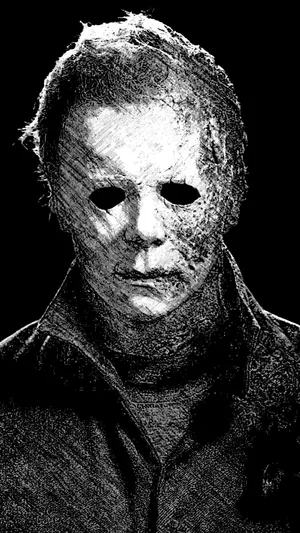 Michael Myers Iconic Mask Artwork Wallpaper