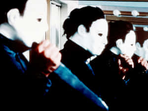 Michael Myers Mirror Reflection Wallpaper
