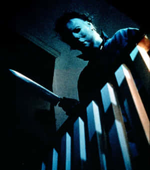 Michael Myers With Knife Wallpaper