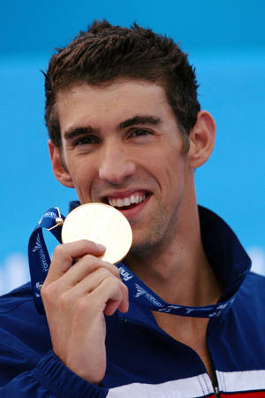 Michael Phelps Award Wallpaper