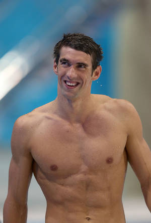 Michael Phelps Charming Smile Wallpaper