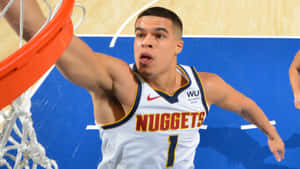 Michael Porter Jr Closeup Slam Dunk Wallpaper