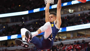 Michael Porter Jr Hanging On Rim Wallpaper