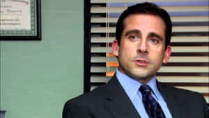 Michael Scott Acting Like His True Self Wallpaper