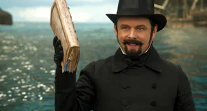 Michael Sheen Looking Up In Awe Wallpaper