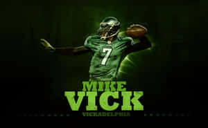Michael Vick Prepares To Deliver Another Pass Wallpaper