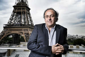 Michel Platini Eiffel Tower Photography Wallpaper