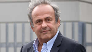 Michel Platini Football Legend Candid Photography Wallpaper