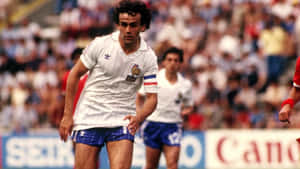 Michel Platini France Kuwait 1982 Photography Wallpaper