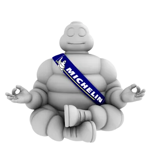 Michelin Meditating Mascot Wallpaper