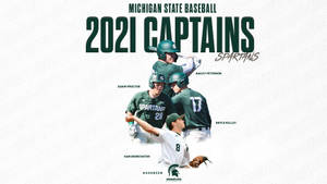 Michigan State University 2021 Captains Wallpaper