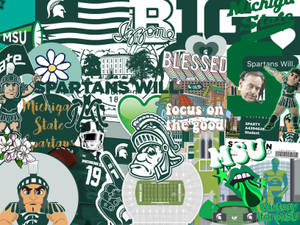 Michigan State University Collage Wallpaper