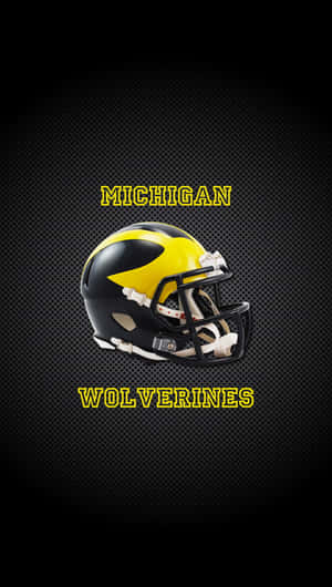 Michigan Wolverines Football Team Charging The Field Wallpaper