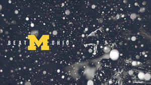 Michigan Wolverines Football Team In Action. Wallpaper