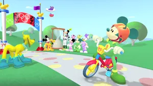 Mickey Mouse Clubhouse Bike Race Wallpaper