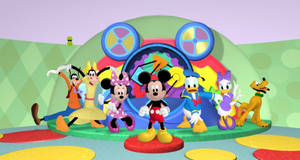 Mickey Mouse Clubhouse Funky Stage Wallpaper