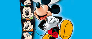 Mickey Mouse Is Ready To Rock The Party Wallpaper