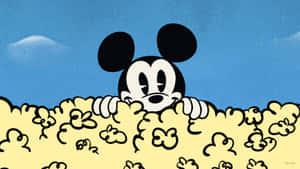 Mickey Mouse Showing Off His Chill Attitude! Wallpaper