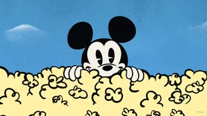 Mickey Mouse Showing Off His Chill Attitude! Wallpaper