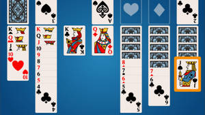 Microsoft Solitaire Unique Computer Game Wallpaper