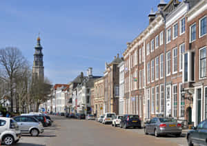 Middelburg Historic Cityscapewith Tower Wallpaper