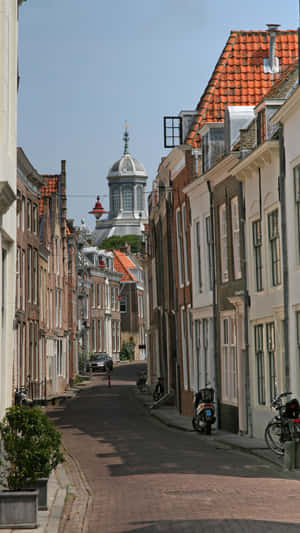 Middelburg Historic Street View Wallpaper