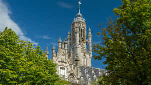 Middelburg Town Hall Tower Wallpaper