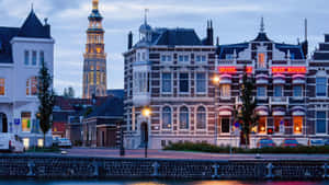 Middelburg Twilight Cityscape Wallpaper