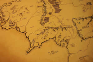 Middle Earth Bay Map Wallpaper