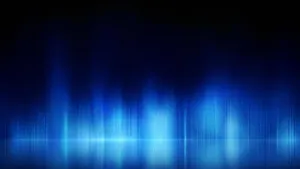 Midnight Blue Light Abstract Wallpaper
