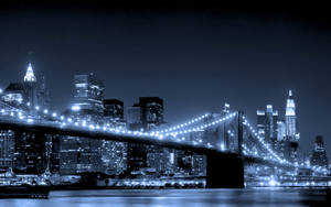 Midnights At Brooklyn Bridge Wallpaper