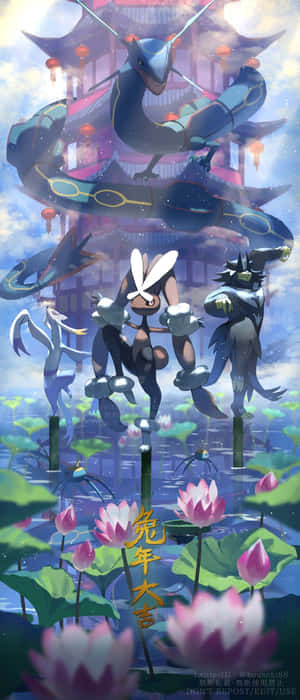 Mienshao Performing A Balancing Act Wallpaper