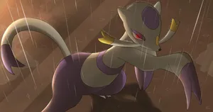 Mienshao Under The Rain Wallpaper