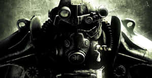Mighty Fallout 4 Power Armor In Action Wallpaper
