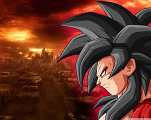 Mighty Goku Ssj4! Wallpaper