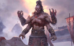 Mighty Goro, The Four-armed Prince Of The Shokan In Mortal Kombat Wallpaper