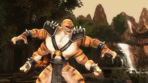 Mighty Kintaro Unleashes His Power In Mortal Kombat Wallpaper