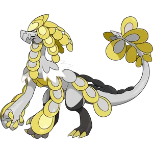 Mighty Kommo-o White Background Wallpaper