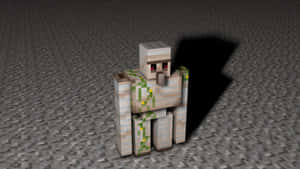 Mighty Minecraft Iron Golem Protector Wallpaper