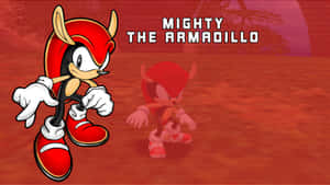 Mighty The Armadillo In Action Wallpaper