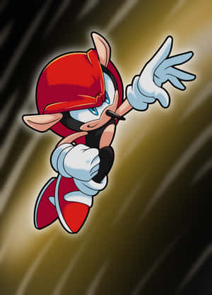 Mighty The Armadillo In Action Wallpaper